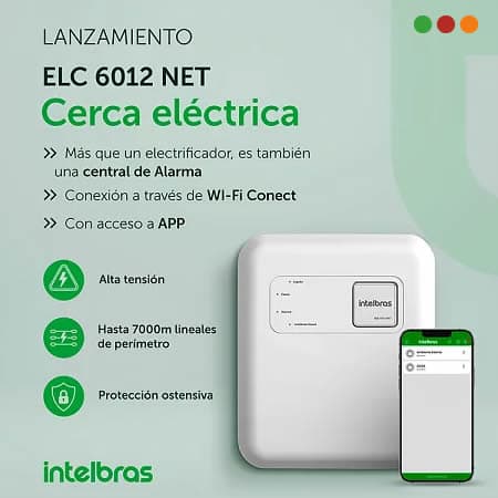 Cerca Electrica | Central de Cerca ELC 6012 NET / APP / 1 Control | Intelbras - 3
