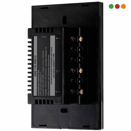 Smart Home | Llave de Luz TOUCH DIMMER Wifi | EWS 1101 IZY | NEGRA - INTELBRAS - 3