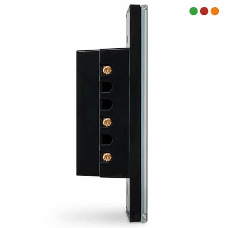 Smart Home | Llave de Luz TOUCH DIMMER Wifi | EWS 1101 IZY | NEGRA - INTELBRAS - 4