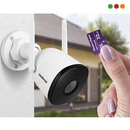 Nuevo - CAMERA DE VIDEO WIFI FHD IM5 SC C/MSD 32 GB WD Purple - 4