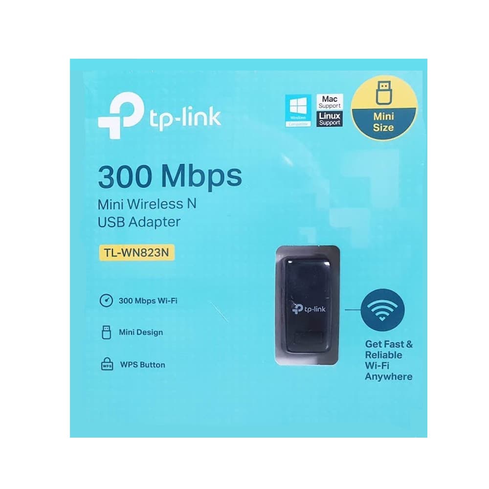 Mini Adaptador Usb Inalámbrico 300 Mbps - 6