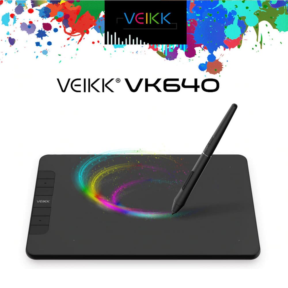 Tableta Digitalizadora Veikk Vk640 Ambidiestro 6x4 5080lpi - 2