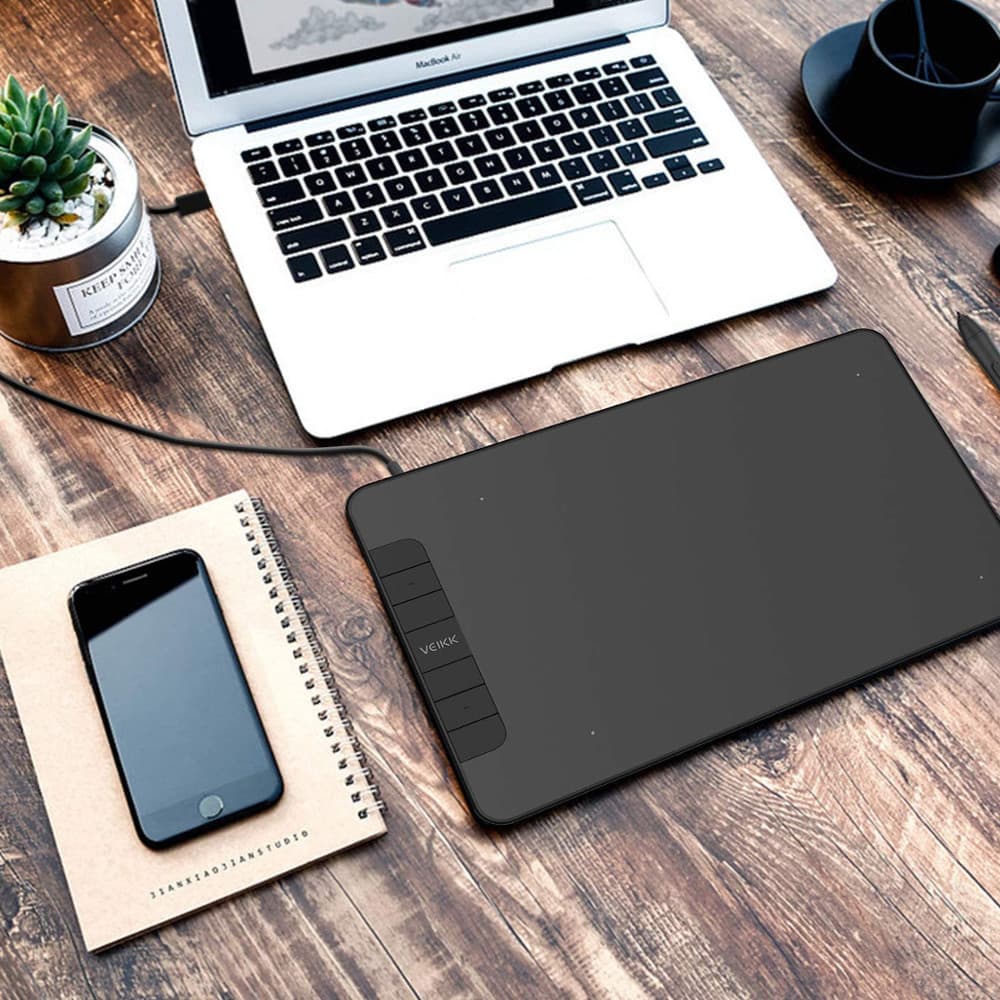 Tableta Digitalizadora Veikk Vk640 Ambidiestro 6x4 5080lpi - 6