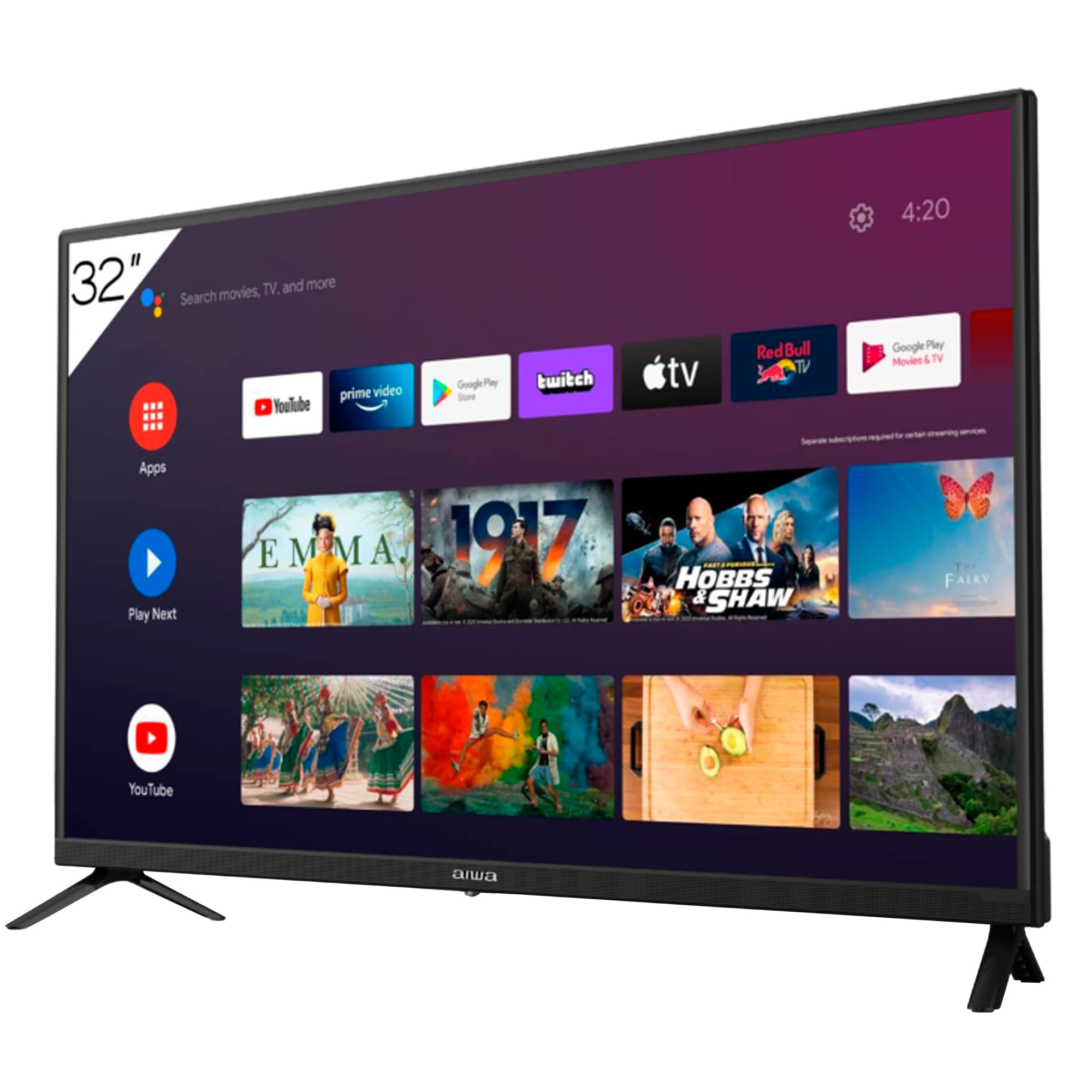 Smart Tv Aiwa Aw32b4sm 32'' Led 720p 60hz Isdbt Android - 2