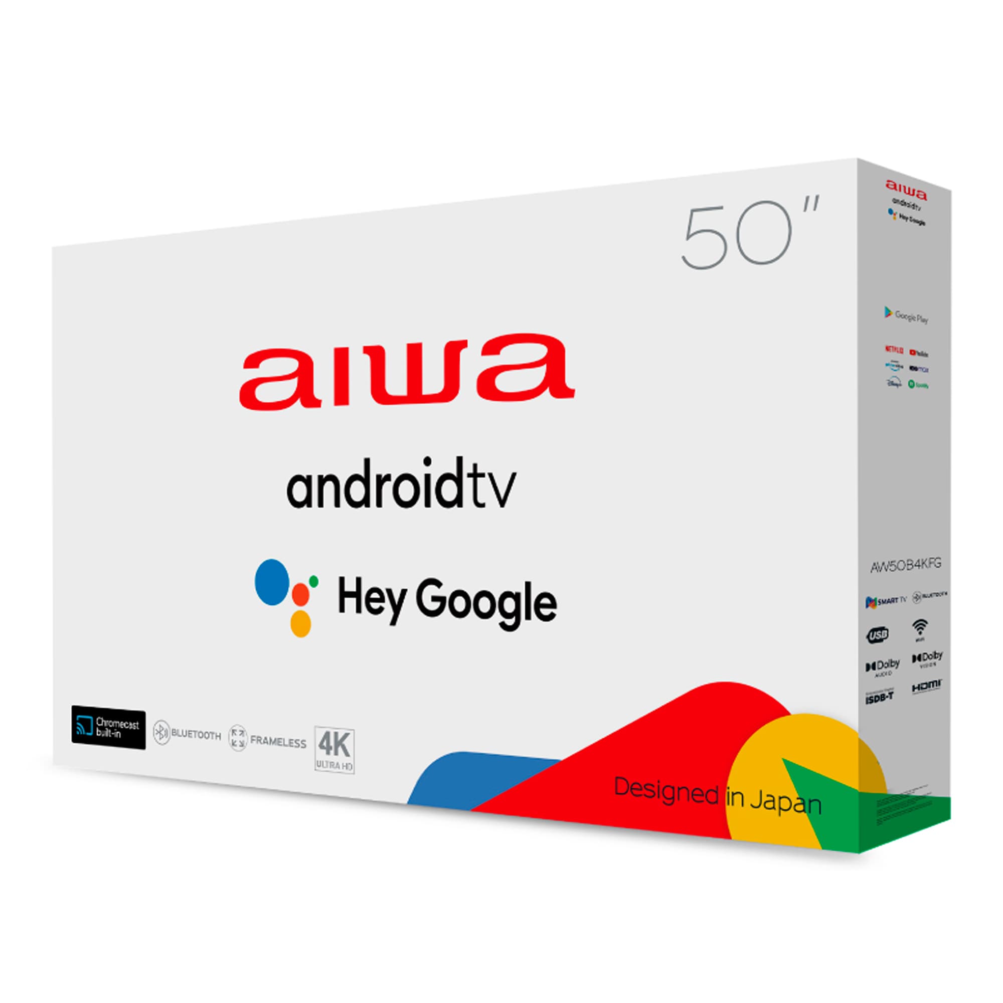 Smart Tv Aiwa 50'' Led 4k Hdr Google TV Comando De Voz - 3