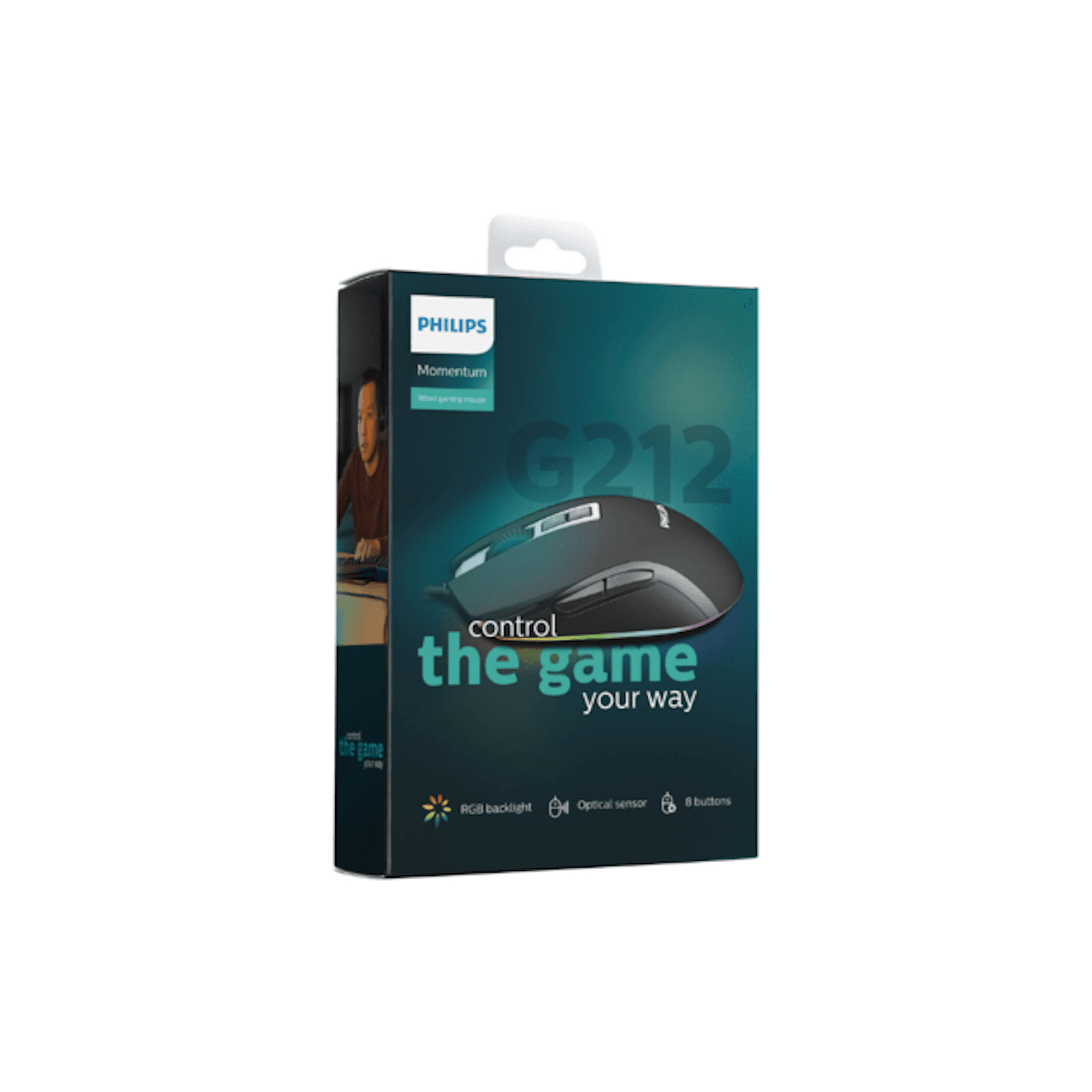 Mouse Gaming Philips 2800dpi Con Iluminación - 3