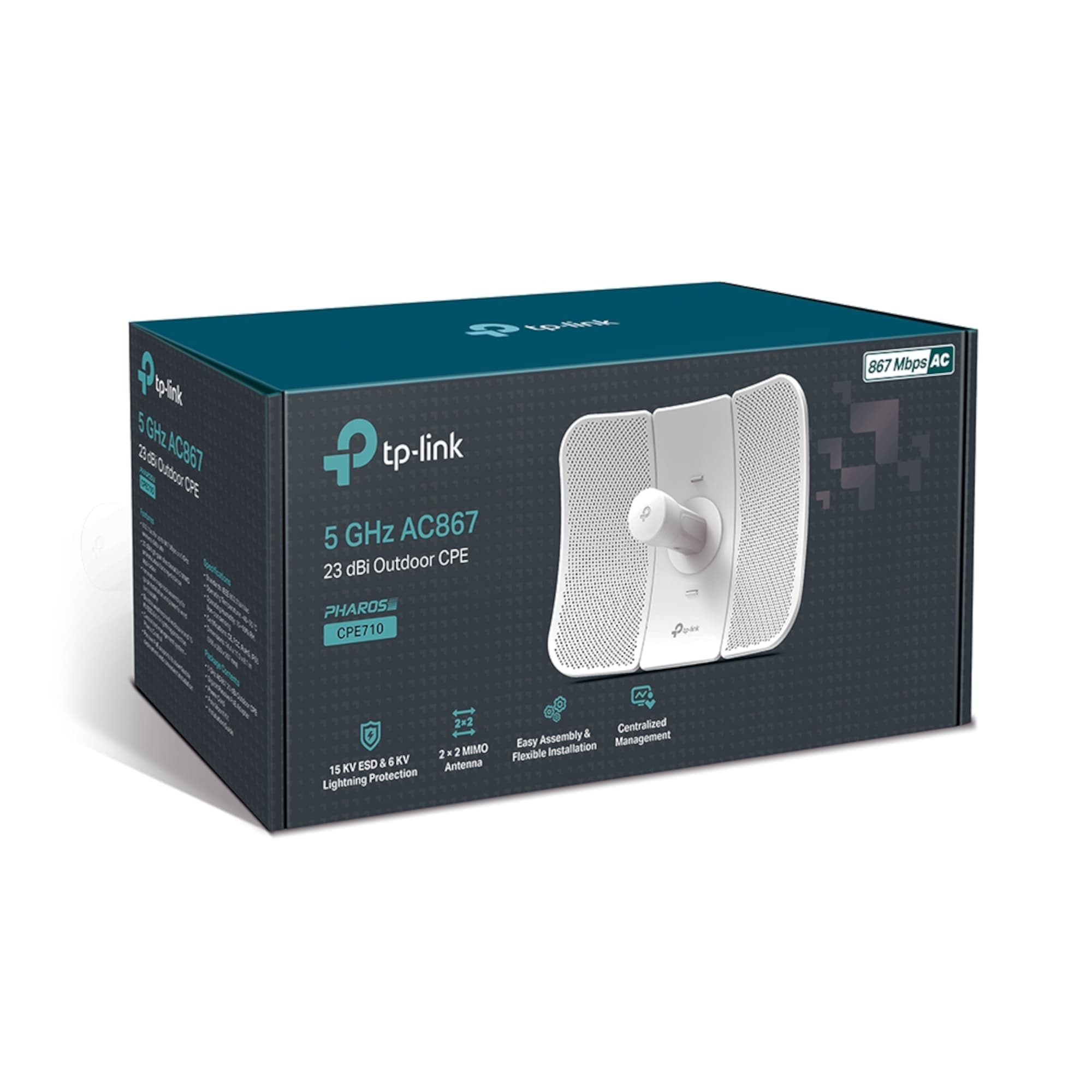 Access Point Exterior Tp-Link Cpe710 Pharos 5GHz - 5