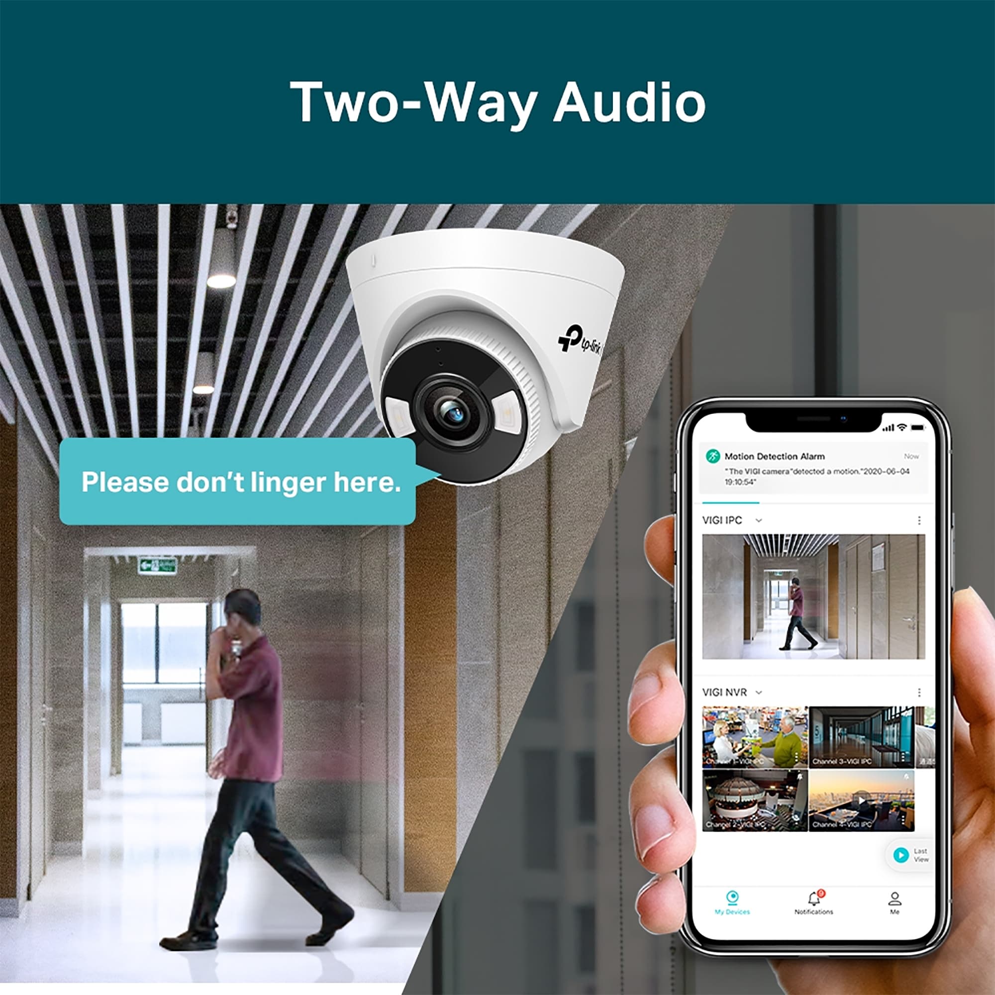 Cámara Seguridad Int TP-LINK Vigi C450 Color Día Noche 3K 5mp - 4