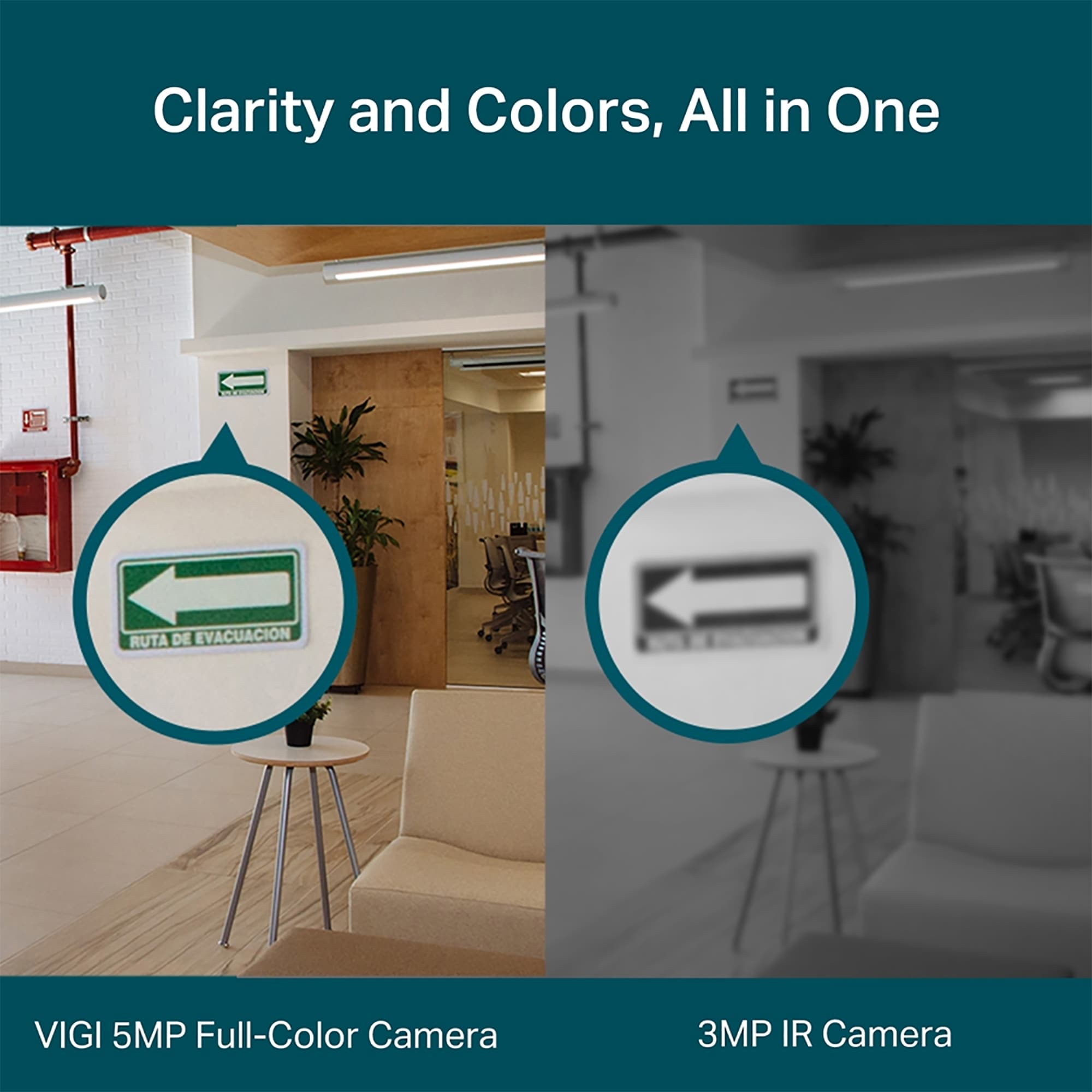 Cámara Seguridad Int TP-LINK Vigi C450 Color Día Noche 3K 5mp - 5