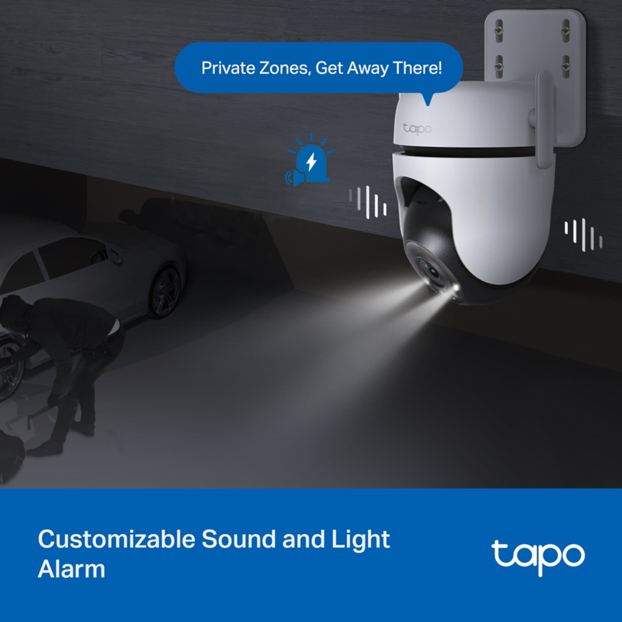 Cámara De Seguridad Tp-Link Tapo C520ws Exterior Visión Nocturna 2K 360° - 6