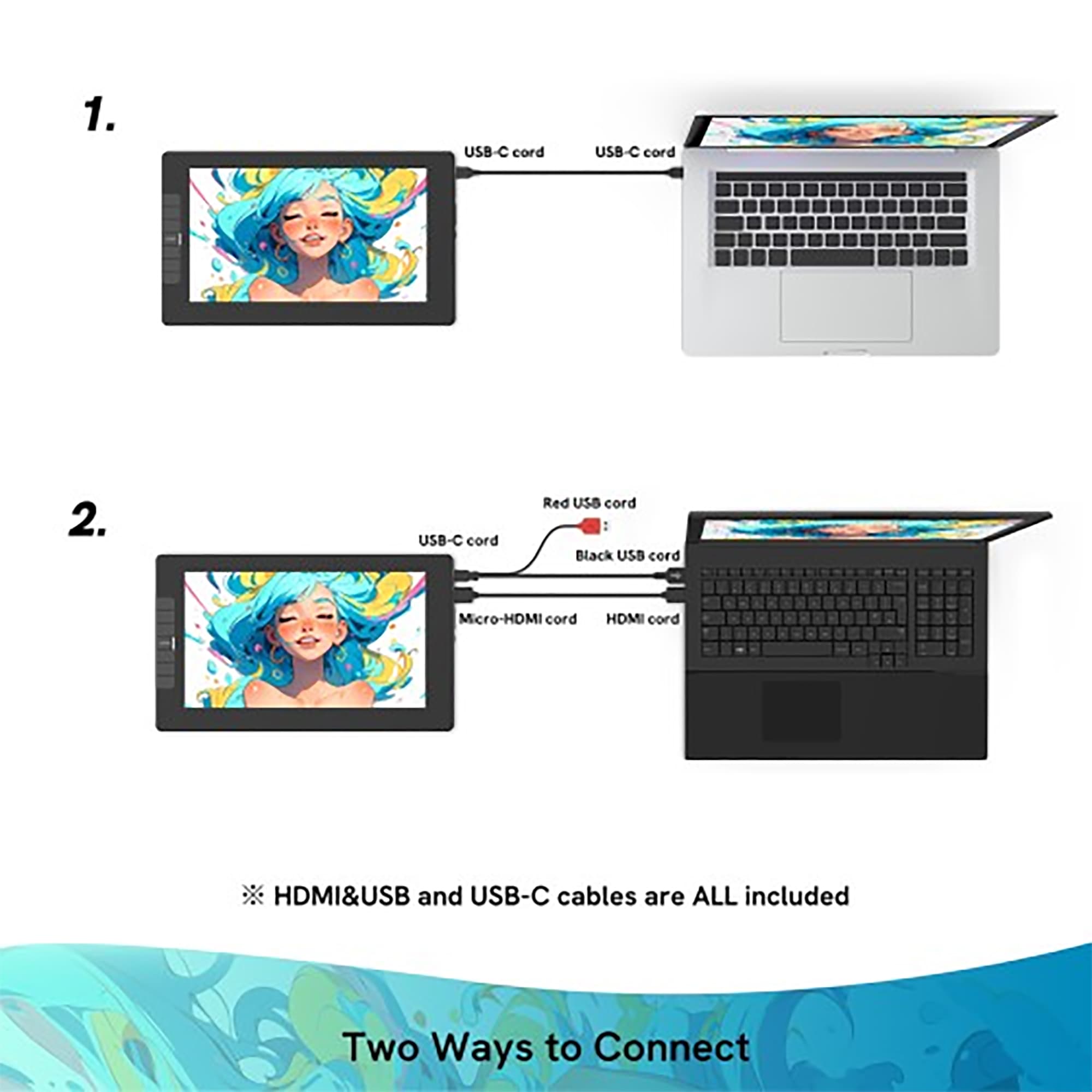 Tableta Digitalizadora Veikk Vk1200 V2 10''x6'' 1920x1080 - 5