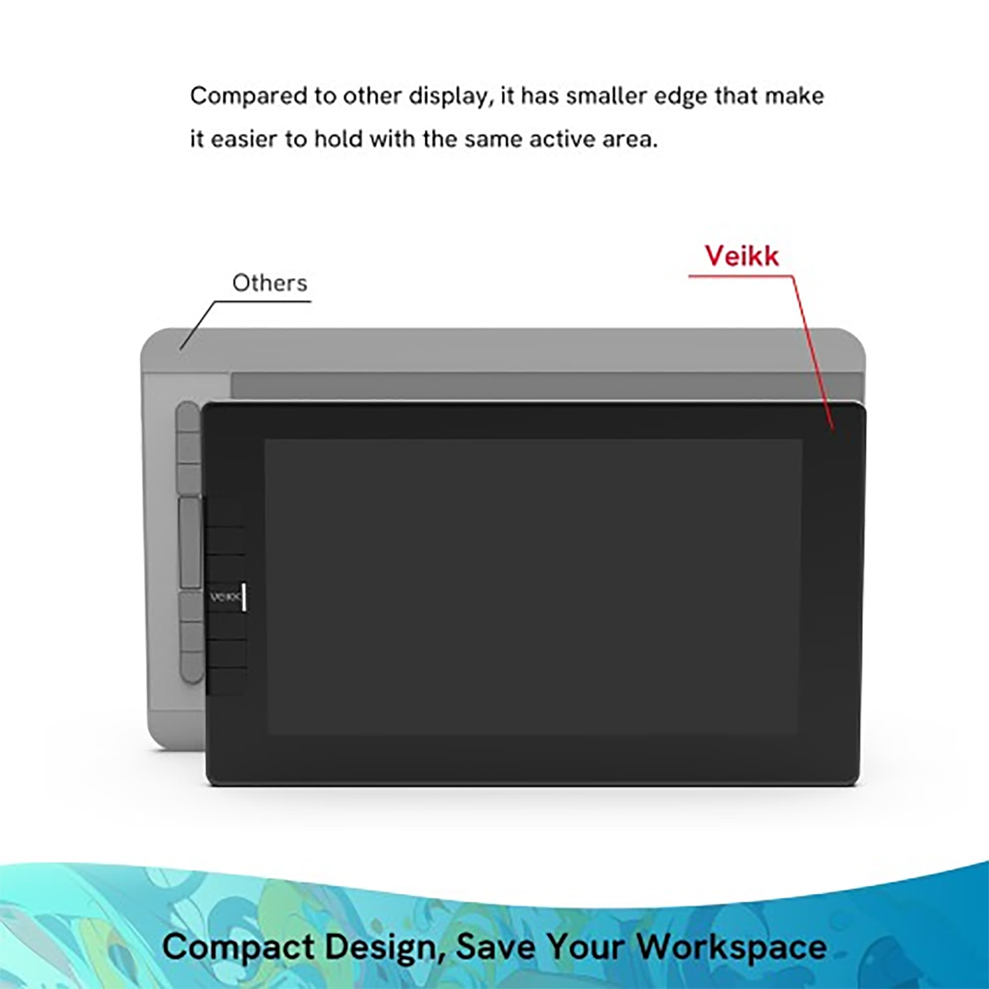 Tableta Digitalizadora Veikk Vk1200 V2 10''x6'' 1920x1080 - 9