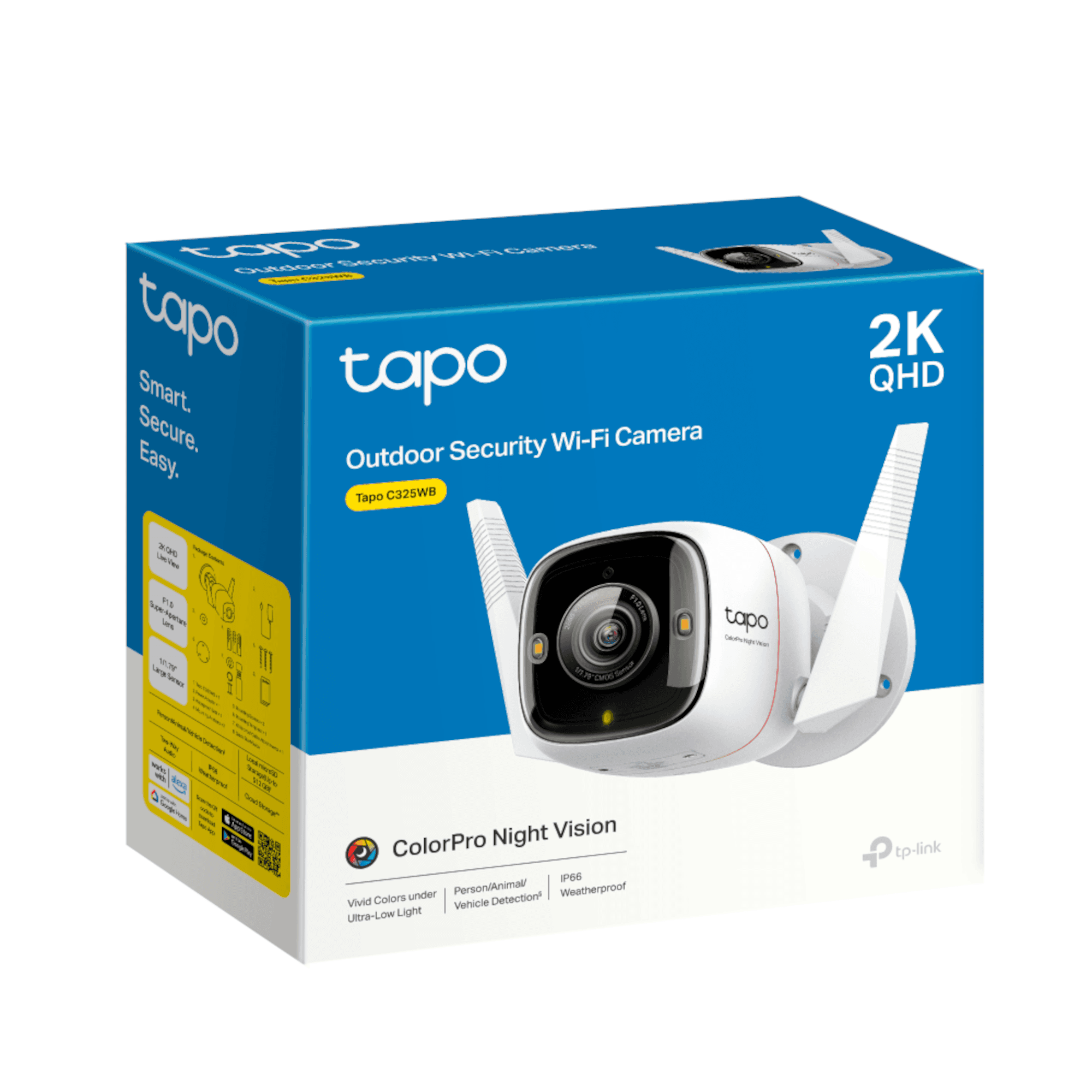 Cámara De Seguridad Tp-Link Tapo C325wb Exterior Visión Nocturna 2K QHD - 6