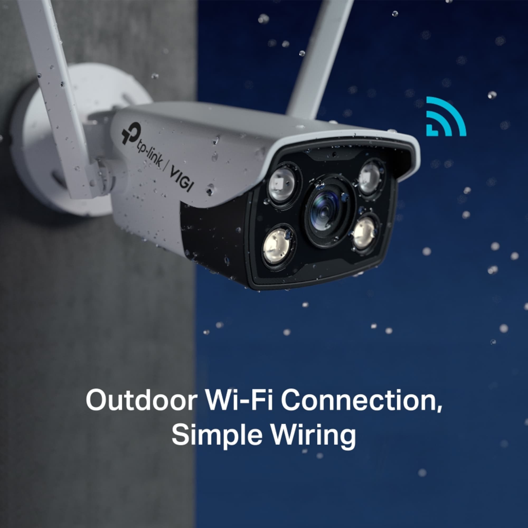 Cámara Seguridad Ext Tp-Link Vigi C340 Wi-Fi Color Ip67 Día Noche 2K 4mp - 3
