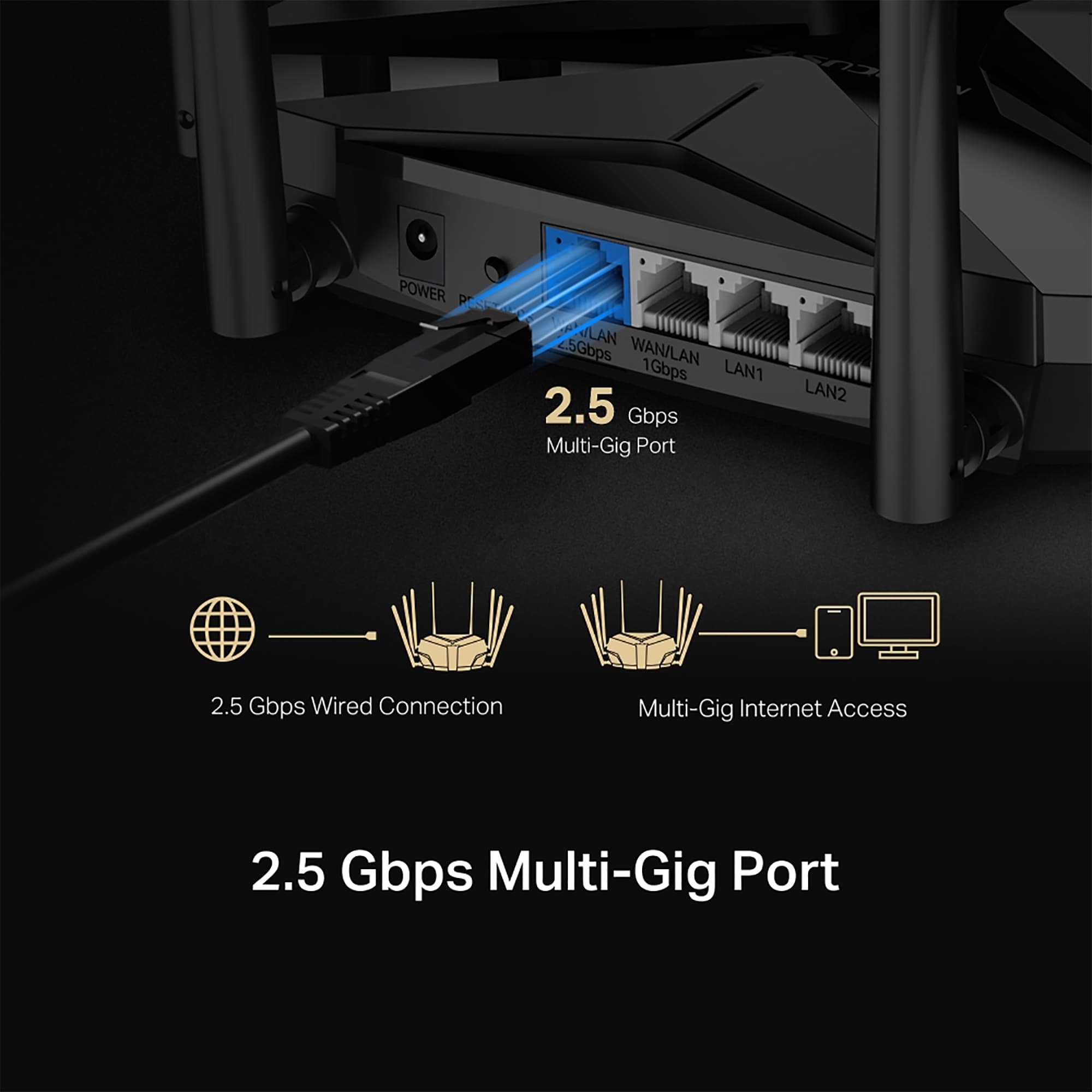 Router Mercusys Mr90x Wifi 6 De Doble Banda Ax6000 - 6