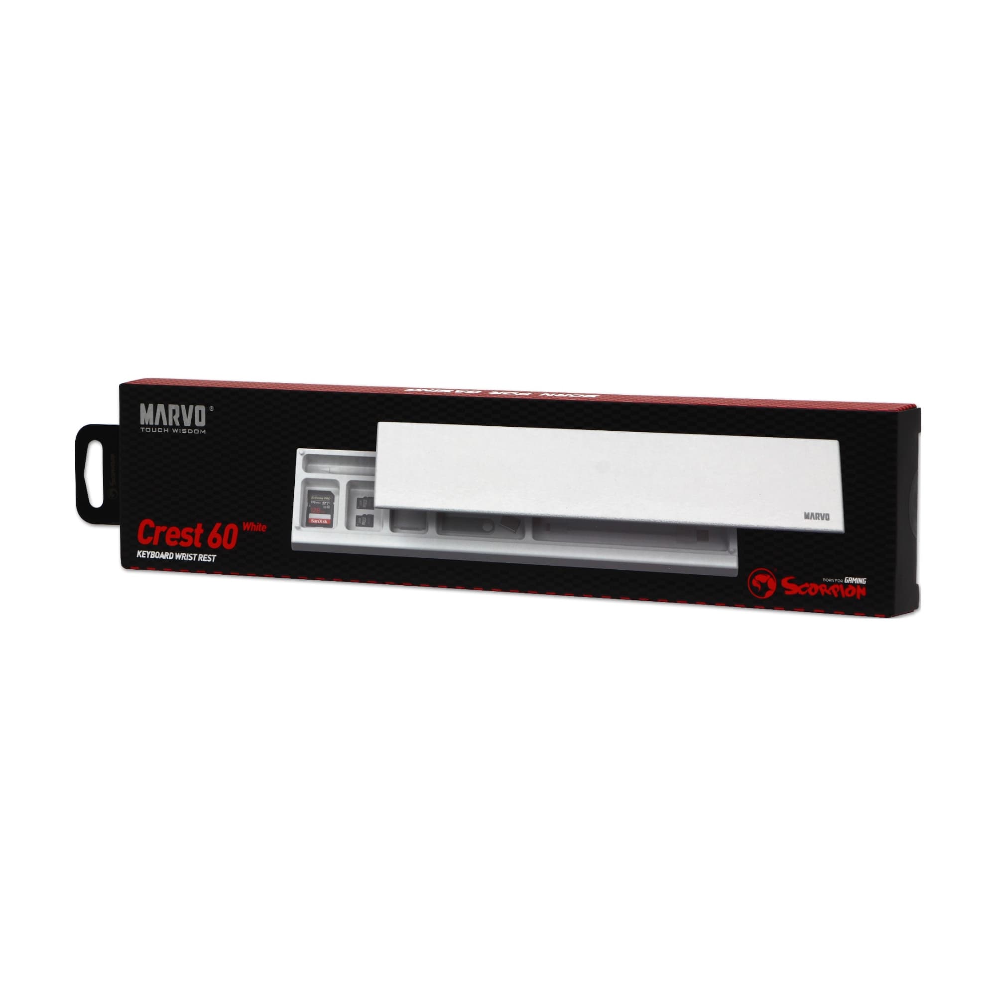 Reposa Muñecas Para Teclado Marvo K002 Crest 60 36cm - 5