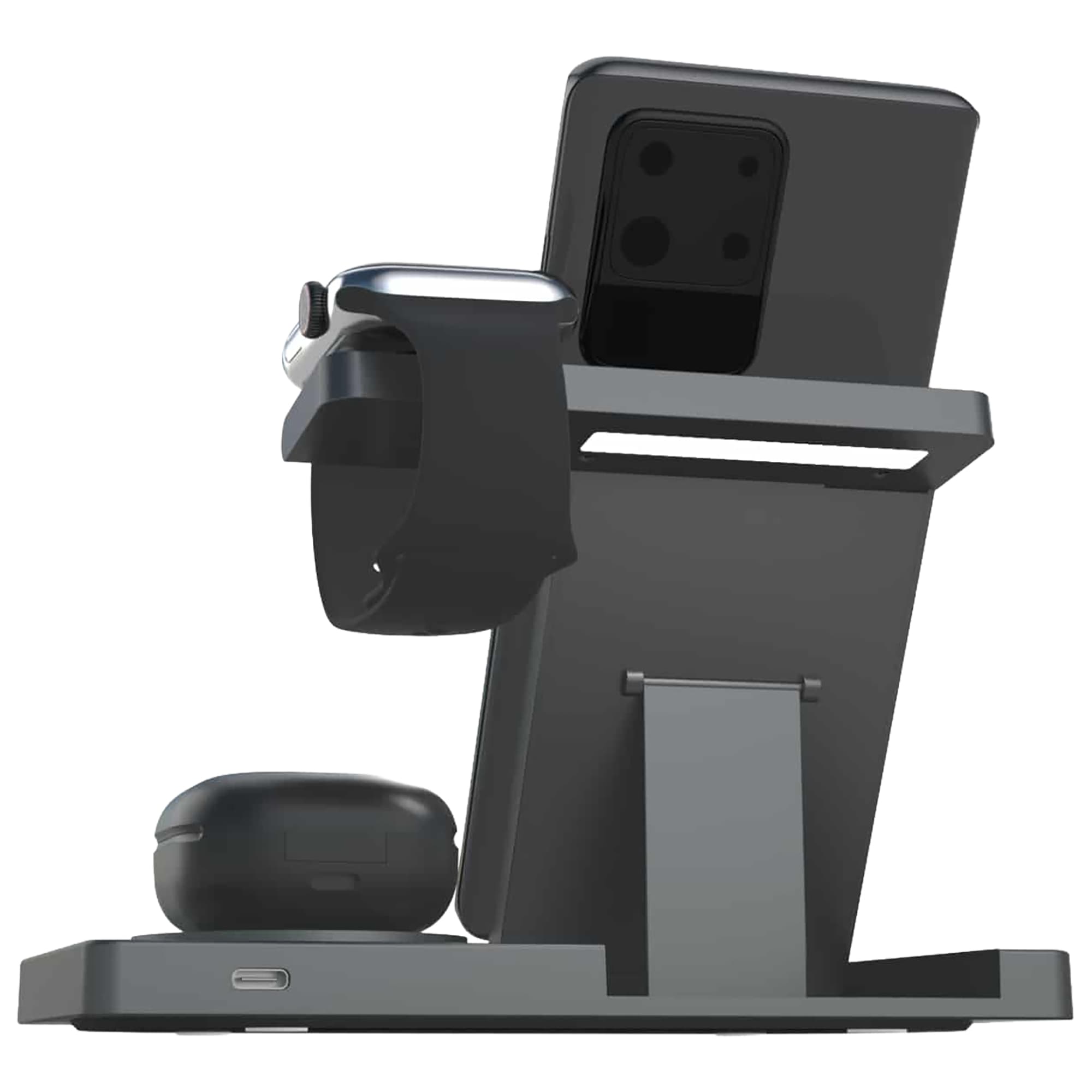 Estación De Carga Inalámbrica Unno Pw5119bk 15w - 6