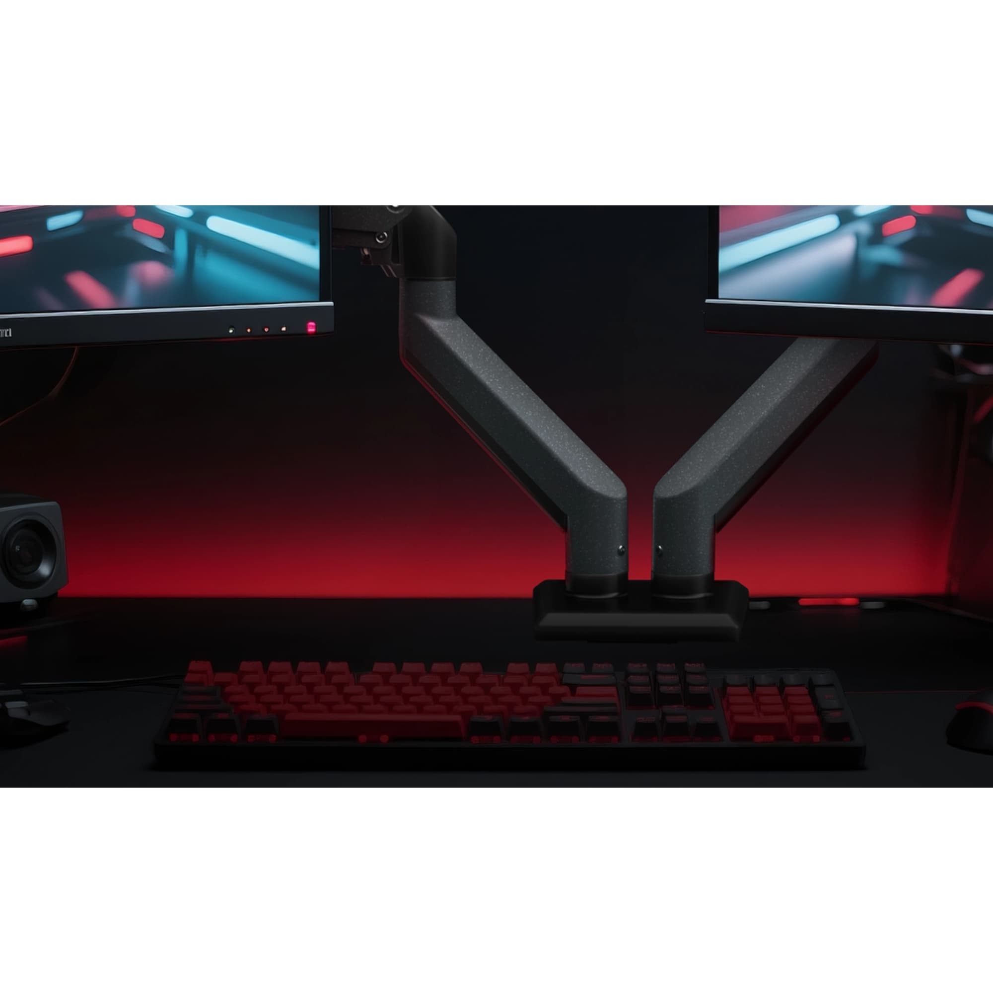 Soporte Flexible Marvo Hz-22b Para 2 Monitores 15'' a 32'' - 5