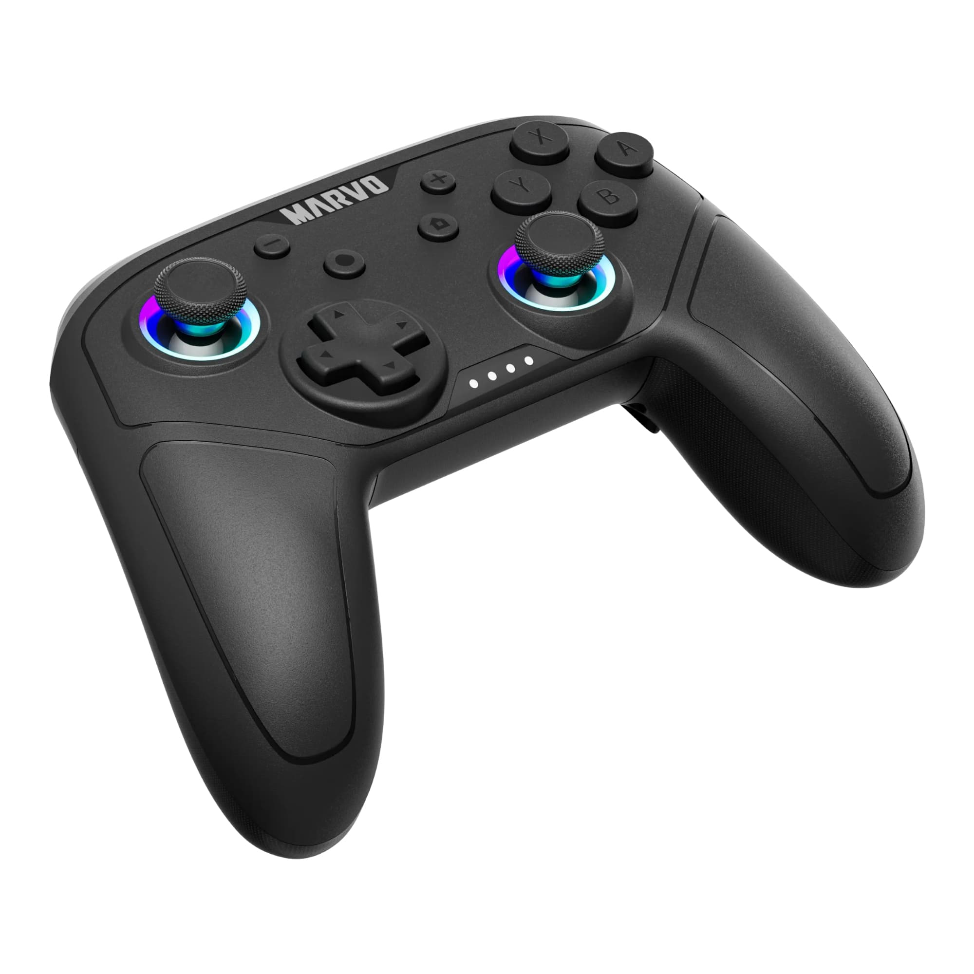 Gamepad Inalámbrico Marvo GT-80 Multiplataforma Vibración - 4