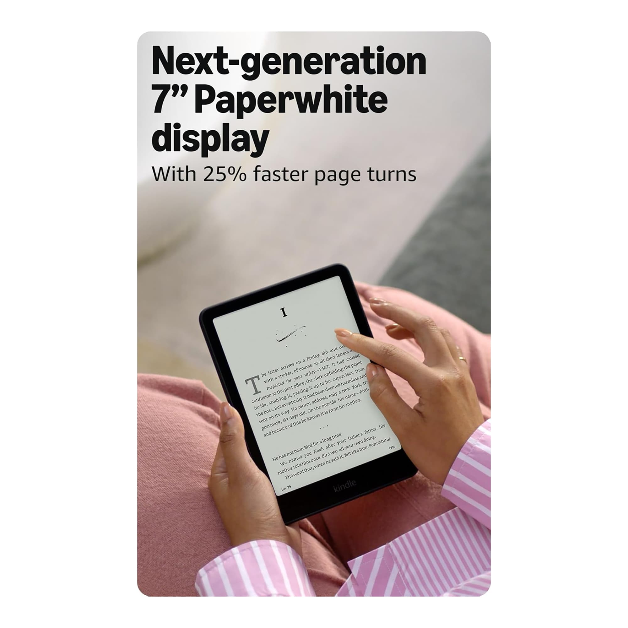 Amazon Kindle Paperwhite Gen12 7'' 300ppp Ipx8 16gb Wifi Bt - 3