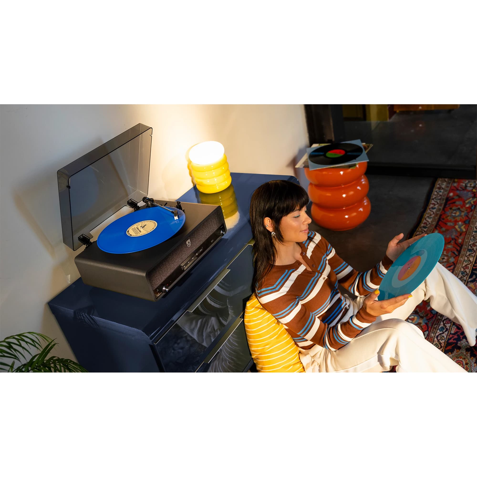 Tocadiscos Vinilo Retro Philips Tav3000/37 Bluetooth - 10