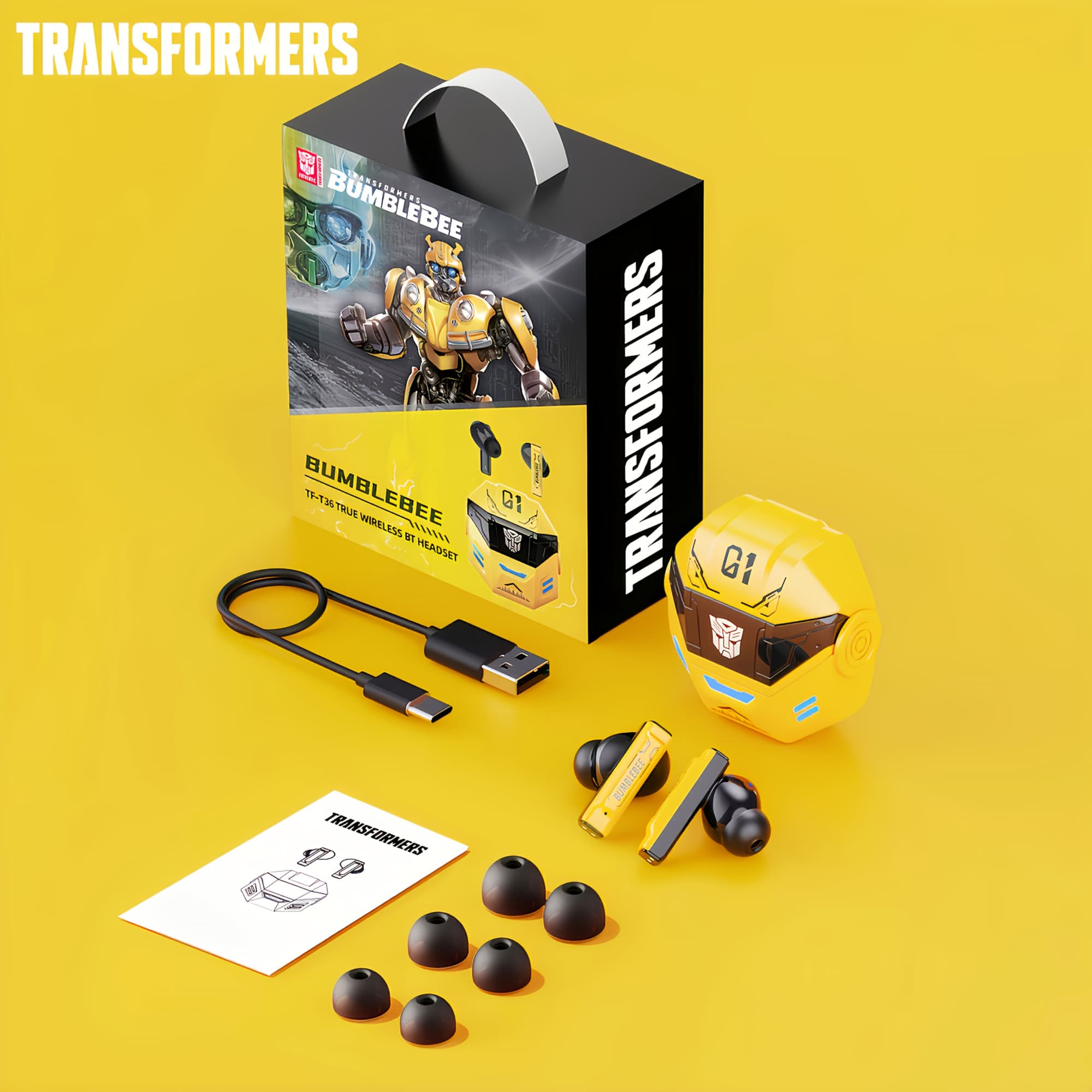 Auriculares Inalámbricos Bt Transformers TF-T36 10mm - 5