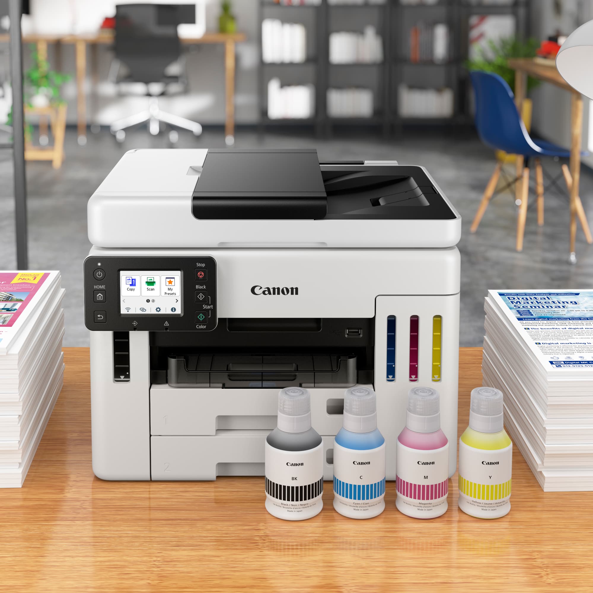 Impresora Multifunción Canon GX7110 WiFi Inyección A Tinta - 4