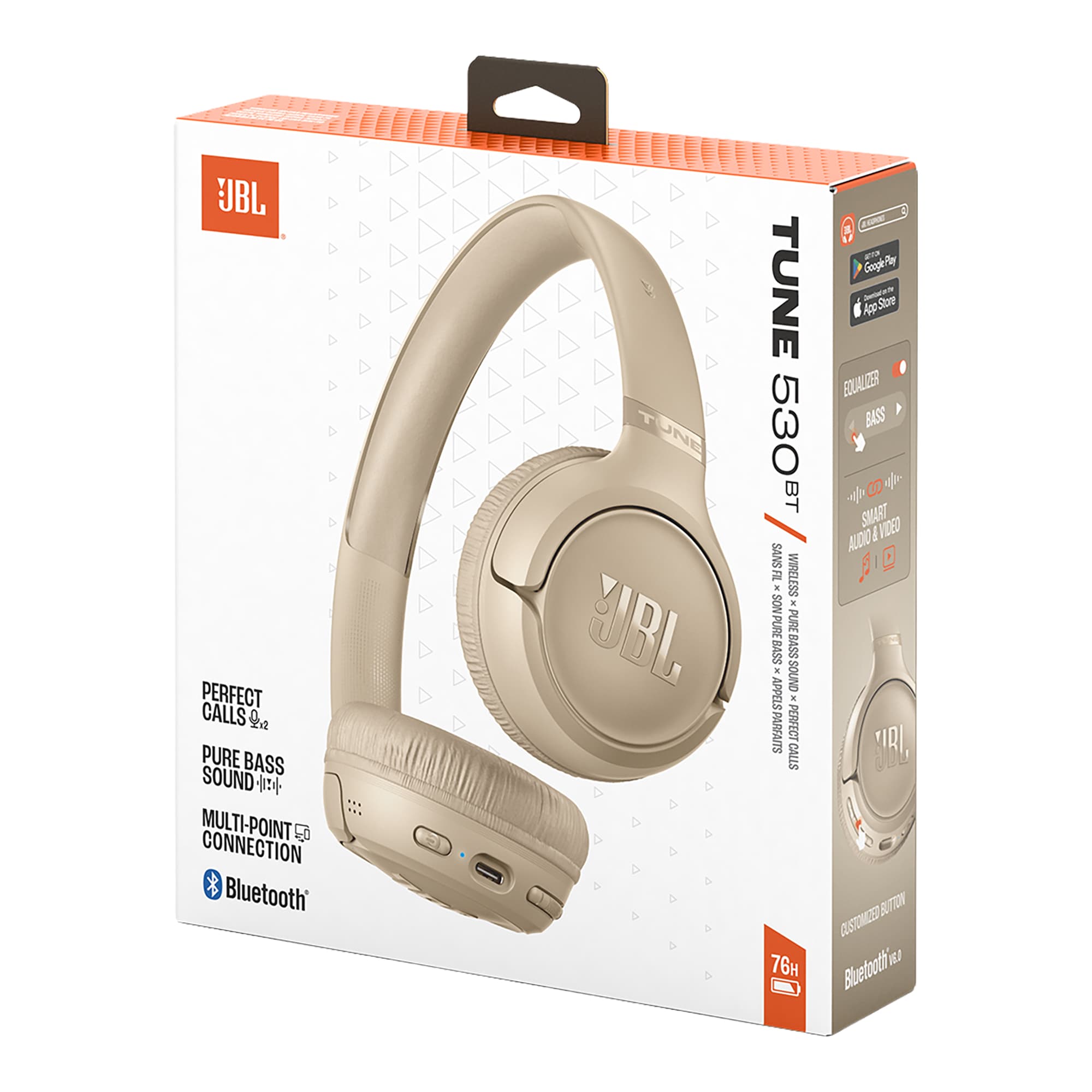 Auriculares Inalámbricos Bluetooth Jbl Tune 530bt 33mm - 9