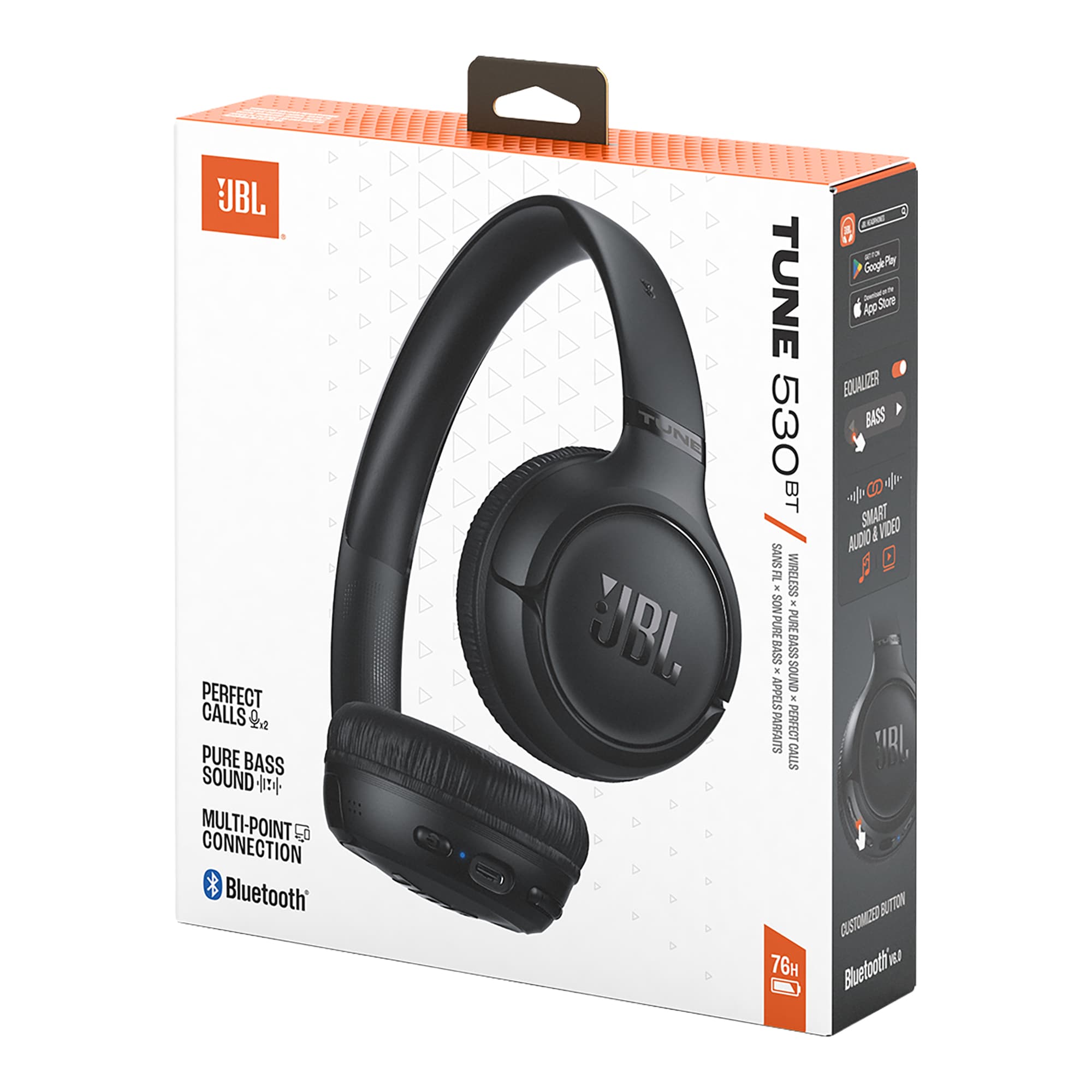 Auriculares Inalámbricos Bluetooth Jbl Tune 530bt 33mm - 10