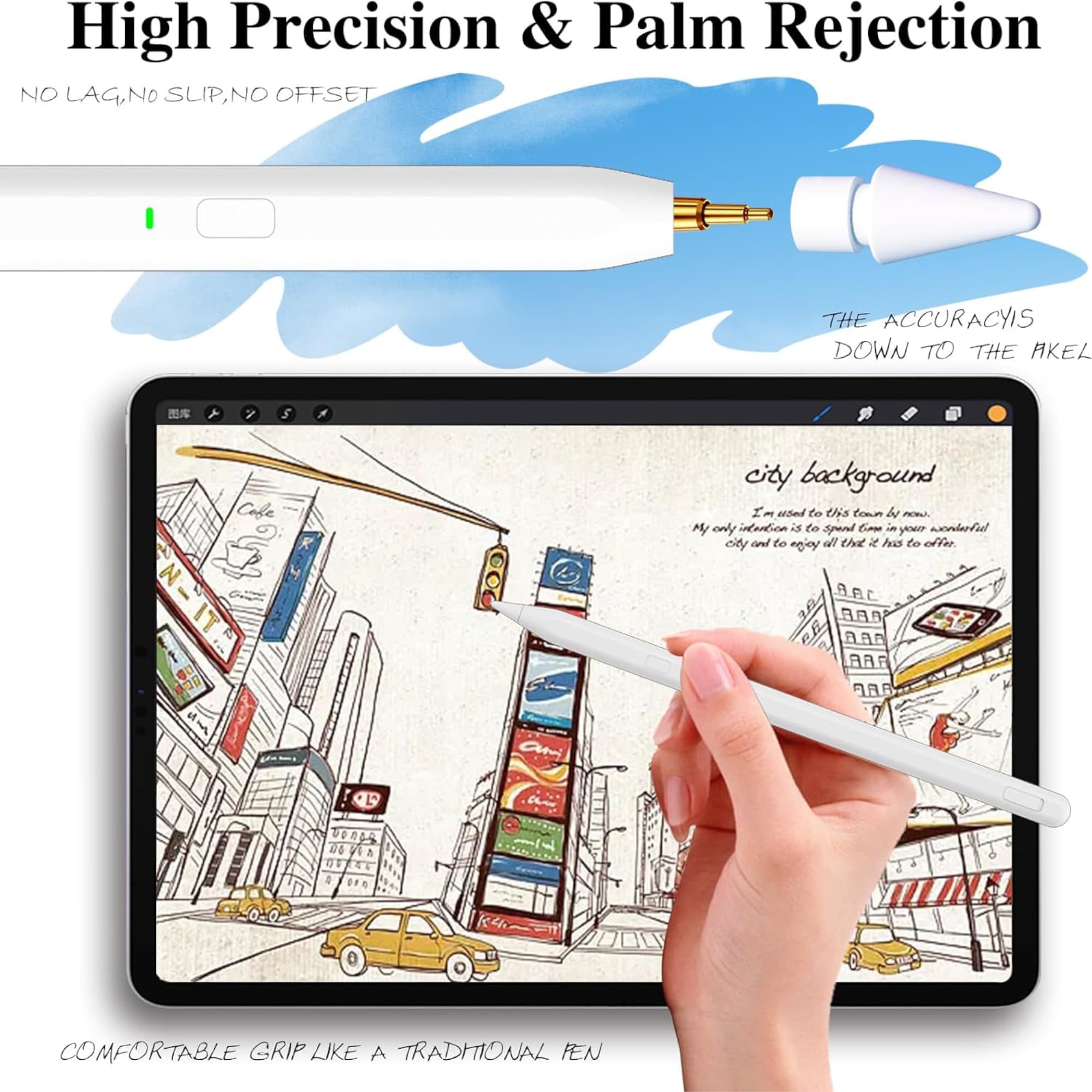 Lápiz Óptico Compatible Para Tabletas iPad - 3