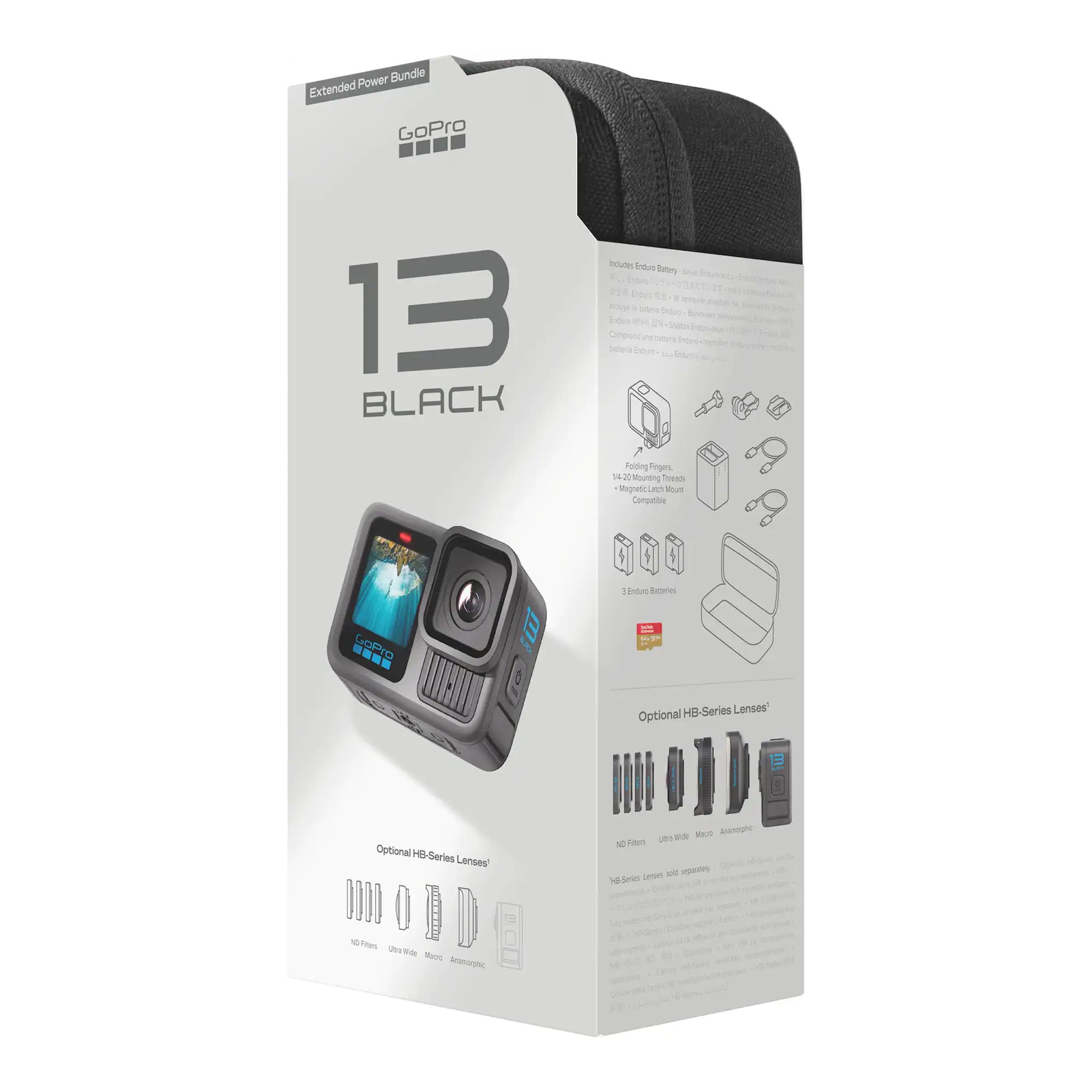 Cámara Gopro Hero 13 Black 27,13mp 5,3k Sumergible 10m - 5