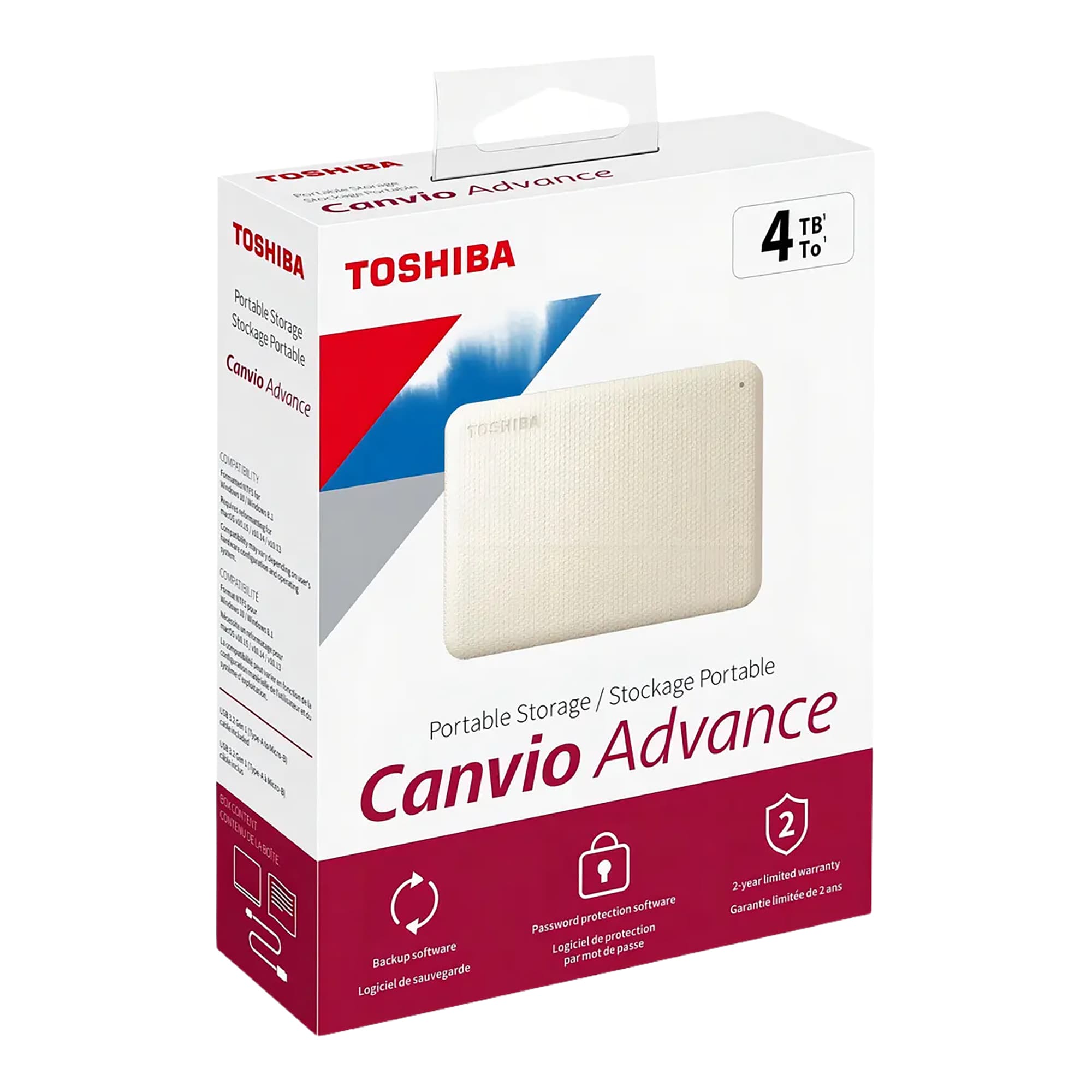 Disco Duro Externo Toshiba Canvio Advance 4tb 2,5'' Usb3.2 - 6